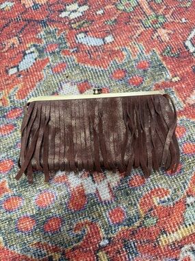 HOBO Lauren Fringe Clutch/Wallet.